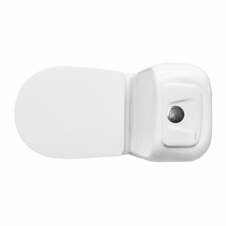 Унитаз-компакт Sanita Самарский эконом SMRSACC01090111 с бачком и стандартным сиденьем